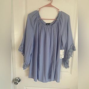Beautiful Cornflower Blouse by Melissa Paige